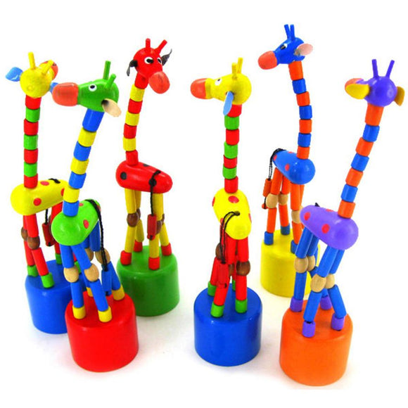 Dancing Stand Colorful Rocking Giraffe