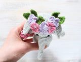 Cute Flower Elephant