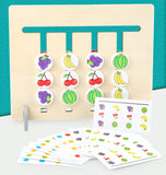 Toy Colors And Fruits Matching Game
