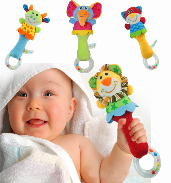 Baby Plush Rattle Toys