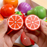 Cutting Fruit Vegetable Play